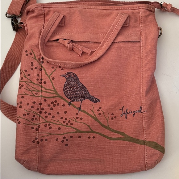 LIFE IS GOOD-  canvas purse (B1) - Picture 12 of 12